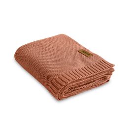 Paturica de bumbac si bambus Sensillo 100x80 cm Coral