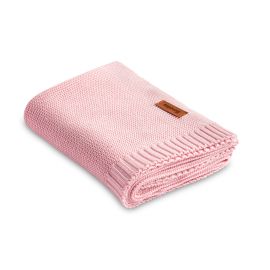 Paturica de bumbac si bambus Sensillo 100x80 cm Roz