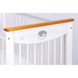 Patut Drewex Laura cu sertar - Alb Transparent