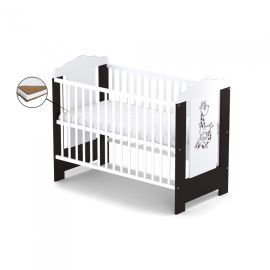 Patut fara sertar VESSANTI ELLA - Wenge + Saltea Cocos 10 cm