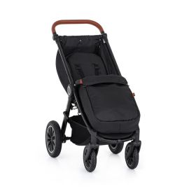 Petite&Mars - Cadru carucior, Street+ Air, Include husa picioare, cos de bagaje, Cu roti gonflabile, Cu centuri de siguranta in 5 puncte, 108 x 56 x 87 cm, Pana la 22 kg, 6 luni+, Negru