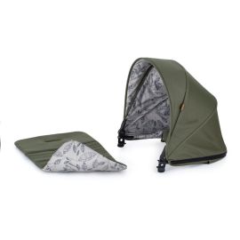 Petite&Mars - Capotina extensibila, Royal, Cu fereastra, Impermeabila, Cu SPF 50, Mature Olive