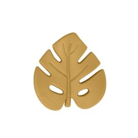 Petite&Mars - Jucarie de dentitie TAKE&MATCH, Din silicon, Fara BPA, Racire in frigider, Ocru