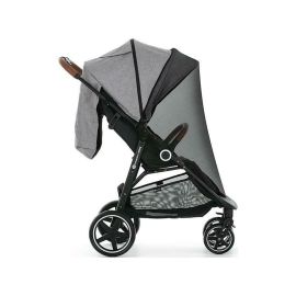 Petite&Mars - Plasa impotriva tantarilor, Marime universala, Permite un flux optim de aer, Negru