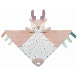 Petite&Mars - Zornaitoare de plus Caprioara Suzie, Paturica, Cu jucarie dentitie, Bej