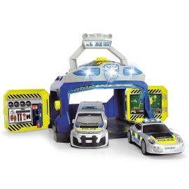 Pista de masini Dickie Toys Command Unit cu 2 masini