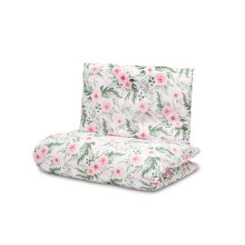 Set lenjerie de pat cu 2 piese Sensillo Trandafiri Roz