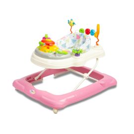 Premergator cu scaun rotativ 360 maxim 12 Kg Toyz STEPP Roz