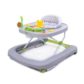 Premergator/impingator 4Baby WALK'N PUSH 2 in 1 Gri Deschis