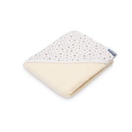 Prosop de bumbac cu gluga Sensillo KREPA 100x100 cm Ivory