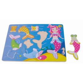 Puzzle din lemn Sun Baby 039 Marmaid
