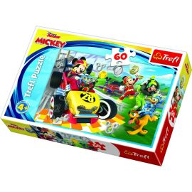 Puzzle Trefl Disney Mickey Mouse, Raliu cu prietenii 60 piese