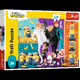 Puzzle Trefl Illumination Minions, Minionii in actiune 200 piese