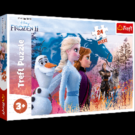 Puzzle Trefl Maxi Disney Frozen 2, Calatorie magica 24 piese