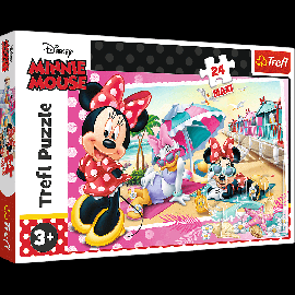 Puzzle Trefl Maxi Disney Minnie Mouse, Concediul lui Minnie 24 piese