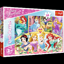Puzzle Trefl Maxi Disney Princess, Amintiri magice 24 piese
