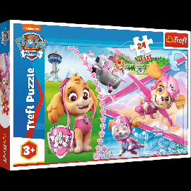 Puzzle Trefl Maxi Paw Patrol, Eroina Skye 24 piese