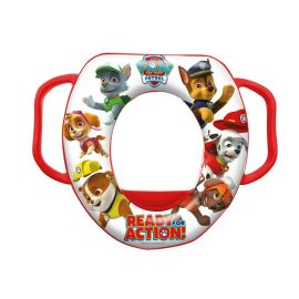 Reductor moale pentru toaleta, Olga, Cu manere, Keeeper, Paw Patrol, Cherry Red