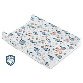 Saltea de infasat rigida cu siguranta Sensillo PLATINA Bujori