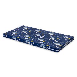 Saltea de spuma Sensillo 120x60 cm Albastra/Ursuleti