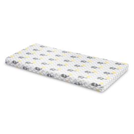 Saltea de spuma Sensillo 120x60 cm Gri/Elefanti