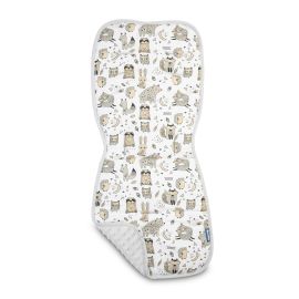 Saltea suplimentara pentru carucior 100% bumbac Sensillo MINKY Padure