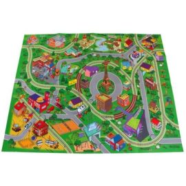 Salteluta de joaca Sun Baby 039 Paris cu masinute si semne rutiere