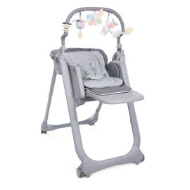 Scaun de masa Chicco Polly Magic Relax, Graphite (Gri), 0luni+