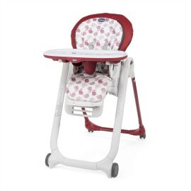 Scaun de masa Chicco Polly Progres 5 in 1, Red (Rosu), 0 luni+