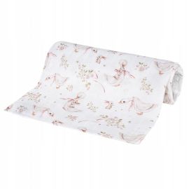 Scutec din bambus, Bocioland, Goose, Material certificat Oeko Tex Standard 100, Dimensiune mare, 75x75 cm, Multicolor