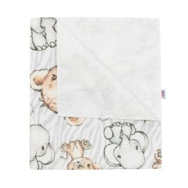 Scutec impermeabil din flanel, Cu multiple intrebuintari, Dimensiune 57x47 cm, New Baby, Baby Zoo