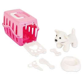 Set catel cu cusca Pilsan MY CUTE PET Roz