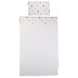 Childhome - Set Cearsaf 100x150cm Si Husa De Perna Dreamy Tipi