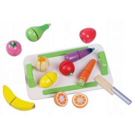 Set de fructe si legume din lemn 4309 Ecotoys