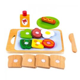 Set Mic Dejun din lemn Ecotoys SAWT18261