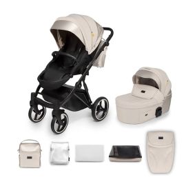 Carucior 2 in 1 Skiddou Oslo+, Vanilla delight, Bej