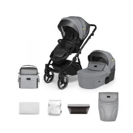 Carucior 2 in 1 Skiddou Oslo+ Normandic Dream, Gri