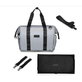 Geanta multifunctionala pentru parinti Skiddou Inger, Normandic Dream, Gri