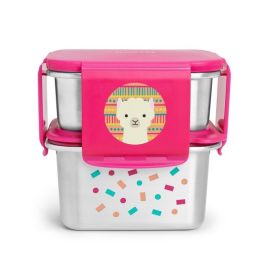 Skip Hop Kit pentru pranz din otel inoxidabil Zoo - Lama