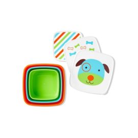 Skip Hop Set 3 cutii pentru pranz Zoo - Catel