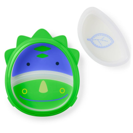 Skip Hop Set Farfurie & Bol Zoo Smart Dino