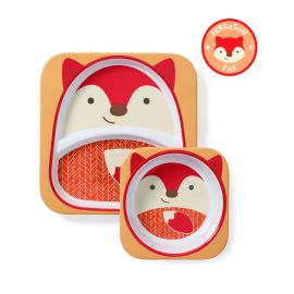 Skip Hop Set farfurie & bol Zoo Vulpe