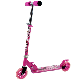 Trotineta FUSION cadru aluminiu, PU(silicon), ABEC-5 Roz