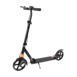 Trotineta Action One CityGlide 2XL, cu 2 amortizoare, 200 mm, Alu, PU(silicon), ABEC-7, Negru