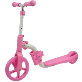 Trotineta Action One® 2 in 1 (trotineta/bicicleta), Roz