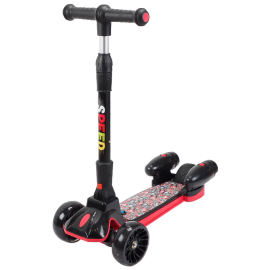 Trotineta Action One® Mistique cu aburi, sunete si lumini, Color Madness