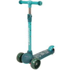 Trotineta Action One cu lumini si muzica Prime, verde