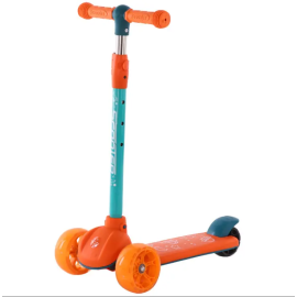 Trotineta Action One cu lumini si muzica Prime, portocaliu