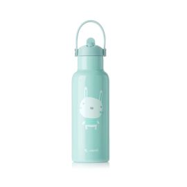 Sticla termos lichide, Jane, Din otel inoxidabil, Cu mentinere de temperatura de pana la 12 ore, 500 ml, Bpa Free, Conform cu EN 1186:2022EN 12546-1:2000UNE EN 14372:2005, Mint