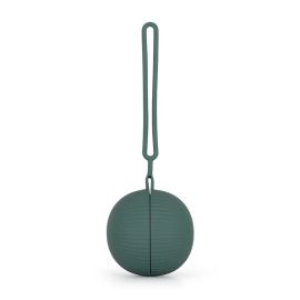 Suport suzeta, Petite&Mars, Universala, Cu maner, Poate fi atasat la carucior sau geanta, Silicon, Fara BPA, 0 luni+, Verde